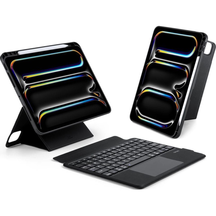 DUX DUCIS case DK foldable with a wireless keyboard for iPad Pro 11 (2024) black