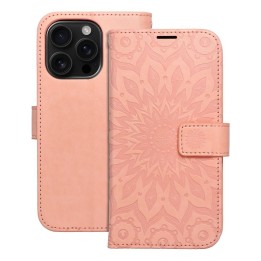 Чехол с клапаном для iPhone 16 PRO Mezzo Book mandala peach fuzz