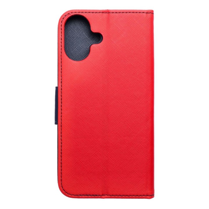 Flip case for iPhone 16 PLUS Fancy Book czerwono-granatowe