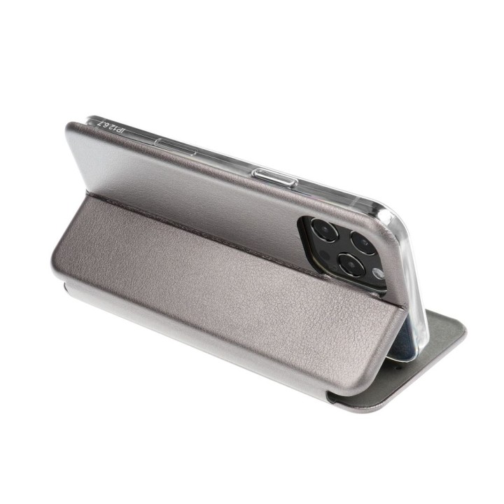 Etui z klapką na iPhone 16 PRO MAX Elegance Book stalowe
