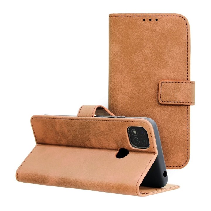 Flip case for Xiaomi Redmi 9C / 9C NFC Tender Book brown