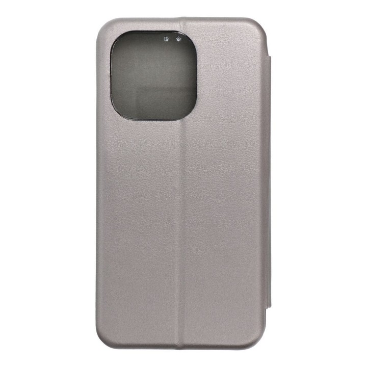 Etui z klapką na iPhone 16 PRO Elegance Book stalowe