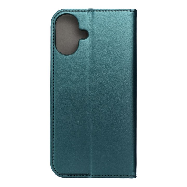 Flip case for iPhone 16 PLUS Smart Magneto dark green