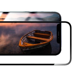 Стекло гибридное для iPhone 16 PRO MAX Forcell Flexible 5D черное