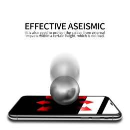 Закаленное стекло 3D для Samsung S22 ULTRA X-One Full Cover (case friendly) работающий считыватель