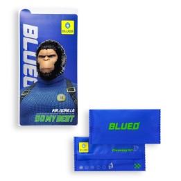 Загартоване скло 5D для iPhone 14 PRO MAX Mr. Monkey Glass (3D Invisible Airbag Anti-broken) чорне