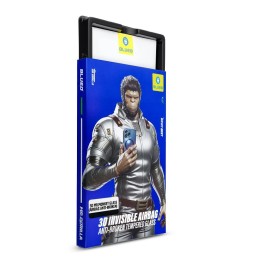 Загартоване скло 5D для iPhone 15 PRO MAX Mr. Monkey Glass (3D Invisible Airbag Anti-broken) чорне