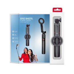 Selfie stick Forcell F-Grip MagSelfie S100M compatible with MagSafe with wireless remote control black 0INT