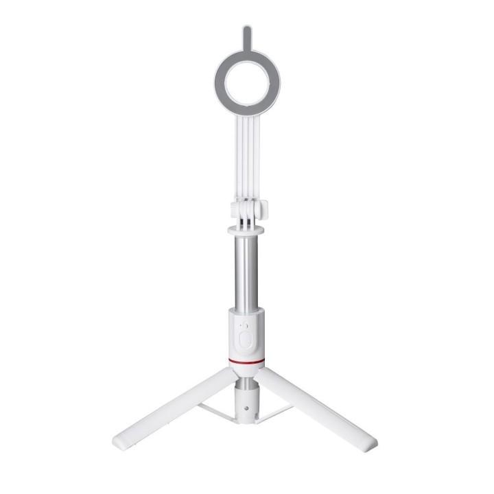 Selfie stick Forcell F-Grip MagSelfie S100M MagSafe compatible with remote control wireless white 0INT