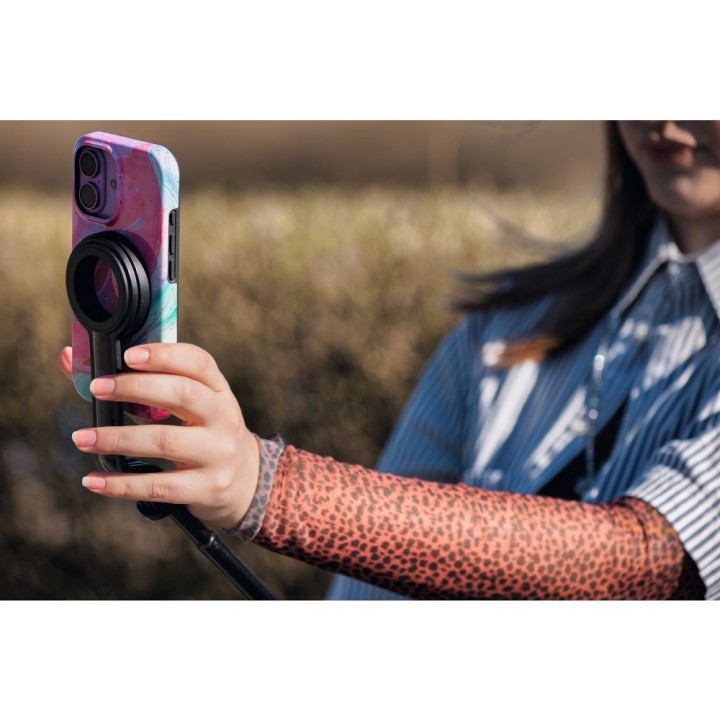 Selfie stick Forcell F-Grip MagSelfie S100M сумісний з MagSafe з пультом бездротовим чорний 0INT