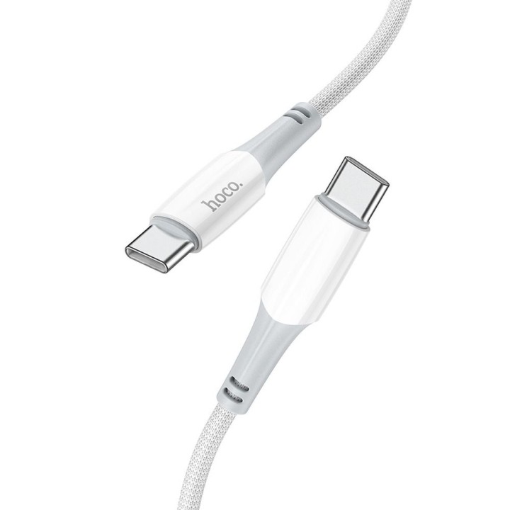 Кабель USB C — USB C Hoco PD 3A 60W 1 m X70 білий