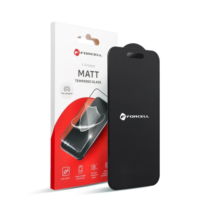 Szkło hartowane do iPhone XS MAX / 11 PRO MAX Forcell Matt Glass czarne