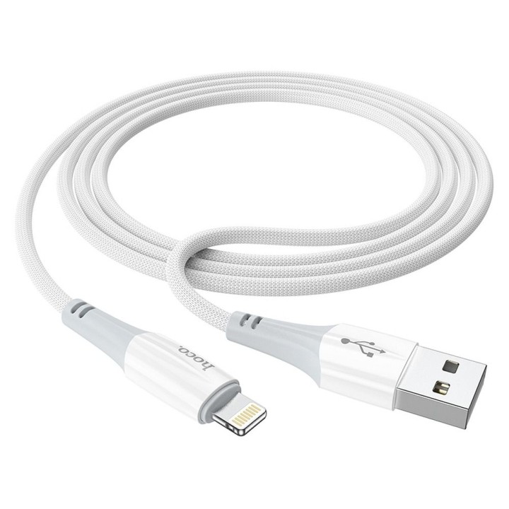 Cable USB A for Lightning Hoco 2,4A 1 m X70 white