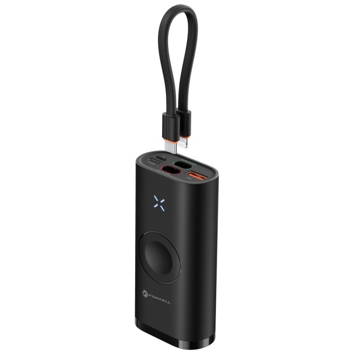 Power bank Forcell F-Energy F10K4 PD QC3.0 3A 22,5W 10000 mAh compatible with Apple Watch black