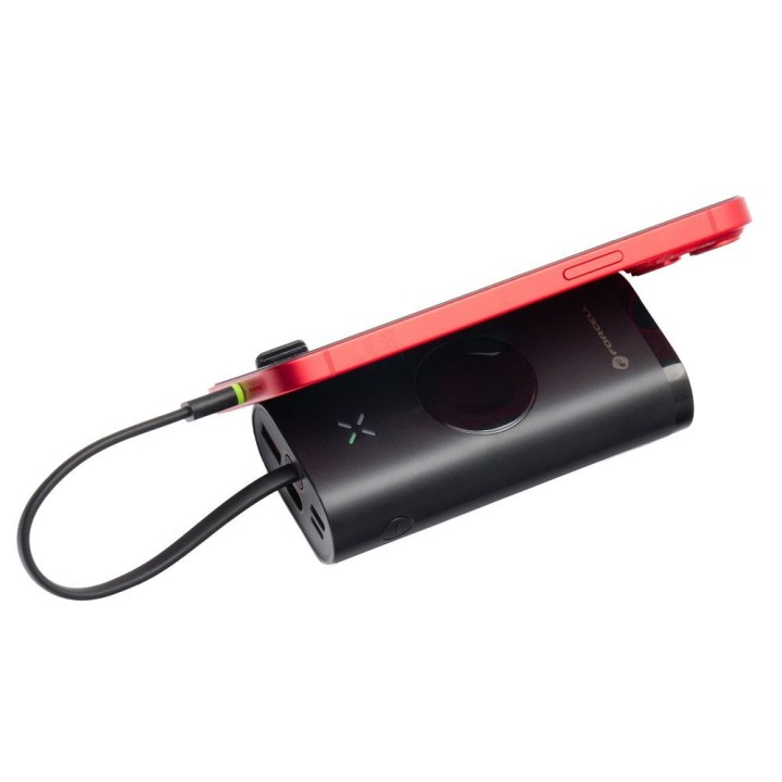 Повербанк Forcell F-Energy F10K4 PD QC3.0 3A 22,5W 10000 mAh, сумісний із Apple Watch, чорний