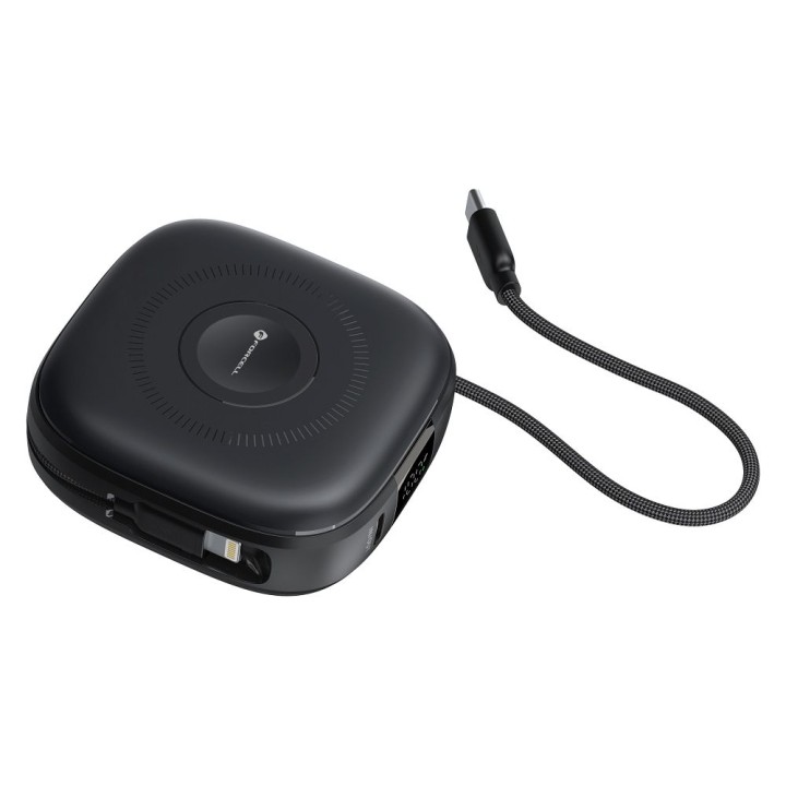 Повербанк совместимый с MagSafe Forcell F-Energy F10K5 PD3.1 QC3.0 3A 22,5W 10000 mAh совместимый с Apple Watch черный 0INT