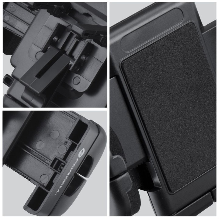 Phone holder for car universal Forcell F-Grip Regular 27 cm for windscreen / dashboard / air vent black
