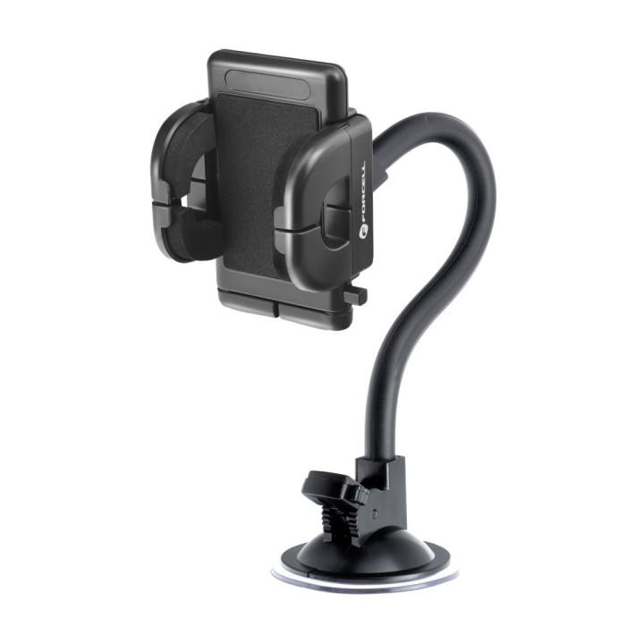 Phone holder for car universal Forcell F-Grip Regular 27 cm for windscreen / dashboard / air vent black