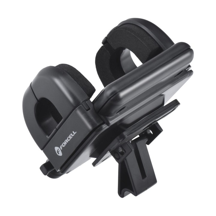 Phone holder for car universal Forcell F-Grip Regular 27 cm for windscreen / dashboard / air vent black
