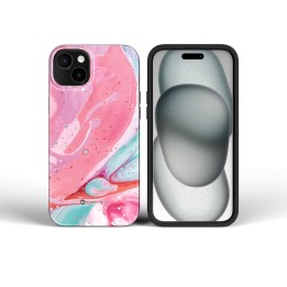 Чохол для iPhone 16 PRO MAX Forcell F-Protect Mirage сумісний з MagSafe Military Drop-Test pink marble
