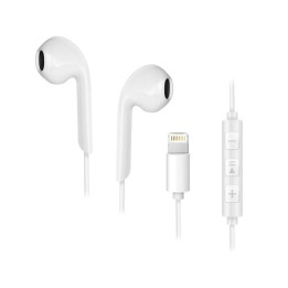 Headphones wired in-ear Lightning Forcell F-Audio HR-ME25 white