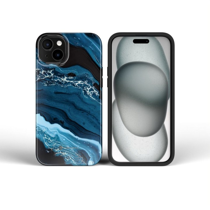 Case for iPhone 16 PLUS Forcell F-Protect Mirage compatible with MagSafe Military Drop-Test deep sea
