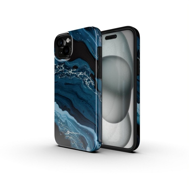 Чехол для iPhone 16 PLUS Forcell F-Protect Mirage совместимый с MagSafe Military Drop-Test deep sea