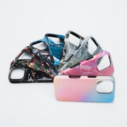 Чехол для iPhone 16 PRO MAX Forcell F-Protect Mirage совместимый с MagSafe Military Drop-Test pinky blue