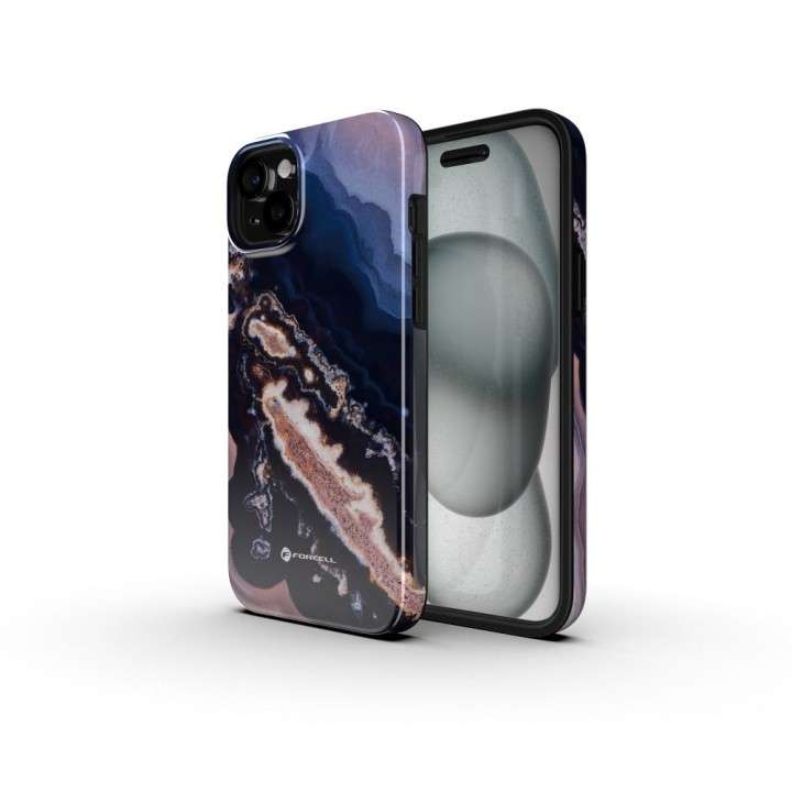 Case for iPhone 16 PRO Forcell F-Protect Mirage compatible with MagSafe Military Drop-Test gold island