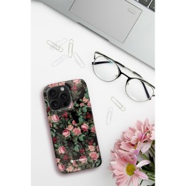 Case for iPhone 16 PLUS Forcell F-Protect Mirage compatible with MagSafe Military Drop-Test rose drama
