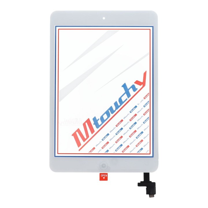 MUSTTBY touch screen + adhesive tape + Home for iPAD Mini2 (white)