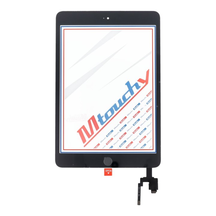 MUSTTBY Touch screen + adhesive tape + Home for iPAD Mini 3 (black)