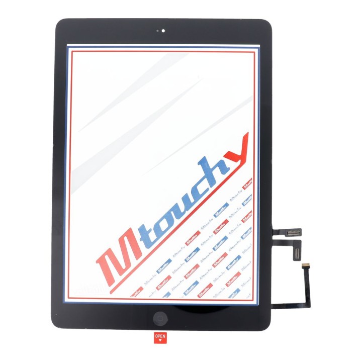 MUSTTBY Touch screen + adhesive tape + Home for iPAD Air1 (black)
