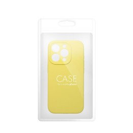 Чехол для iPhone 16 PRO MAX Silicone 2mm (camera protection) желтый