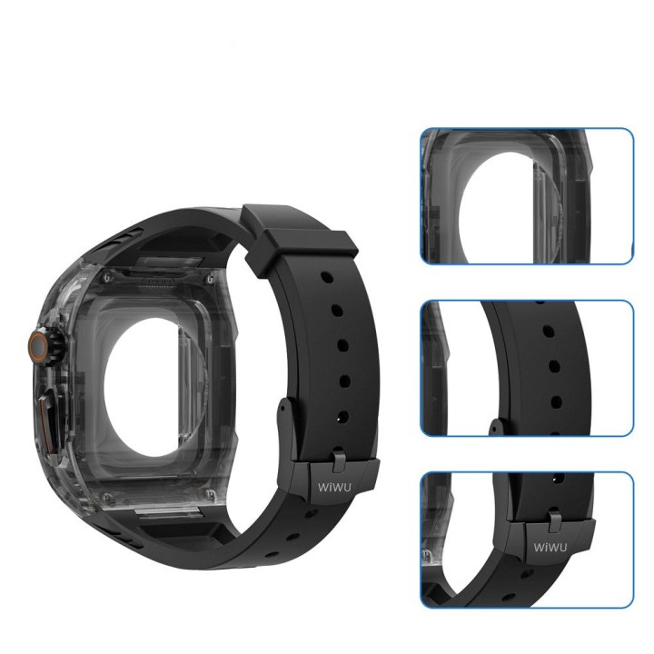 WiWU - Strap for smartwatch Wi-WB013 Rambo Watch Band 49mm - black