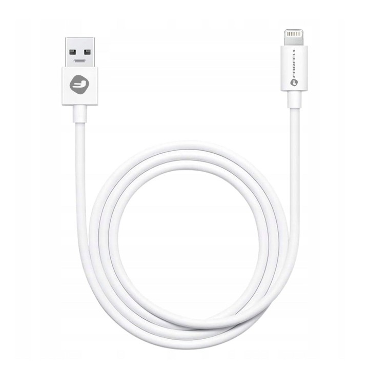 Кабель USB A — Lightning Forcell F-Energy 1A Tuba 1 m C316 білий