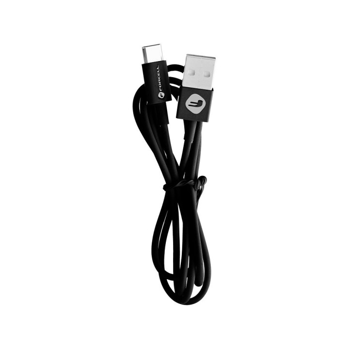 Кабель USB A — USB C Forcell F-Energy 2,1A Tuba 1 m C319 чорний