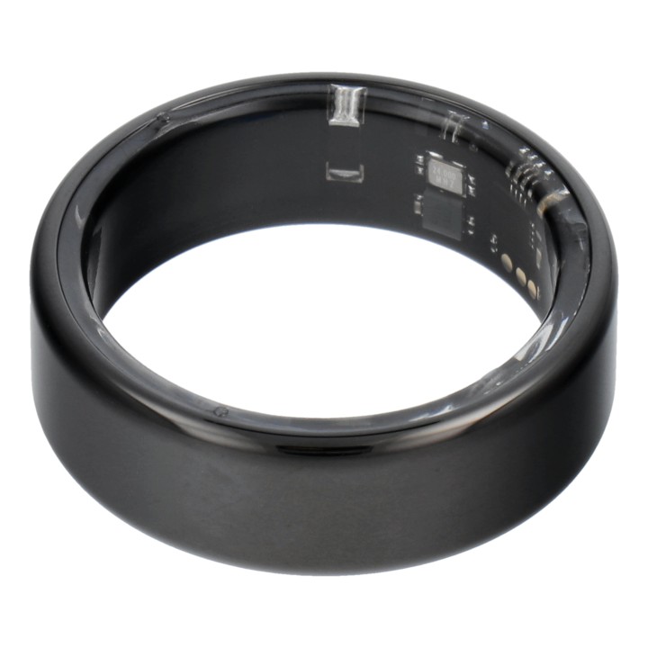 Smart Ring R11M- inteligentny pierścień with steel with stacją ładującą size 8 (18,1mm) black