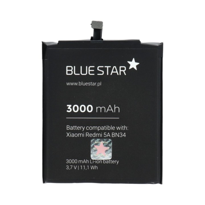 Акумулятор для Xiaomi Redmi 5A (BN34) 3000 mAh Blue Star