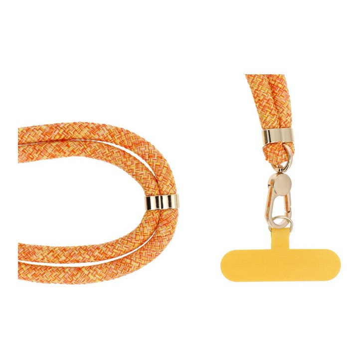 Phone lanyard, phone charm - SWING (8mm) with adjustable length / cord length 165cm (max 82,5cm loop length) / for