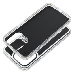 Чехол для iPhone 16 PRO MAX Teddy Bear серебристый