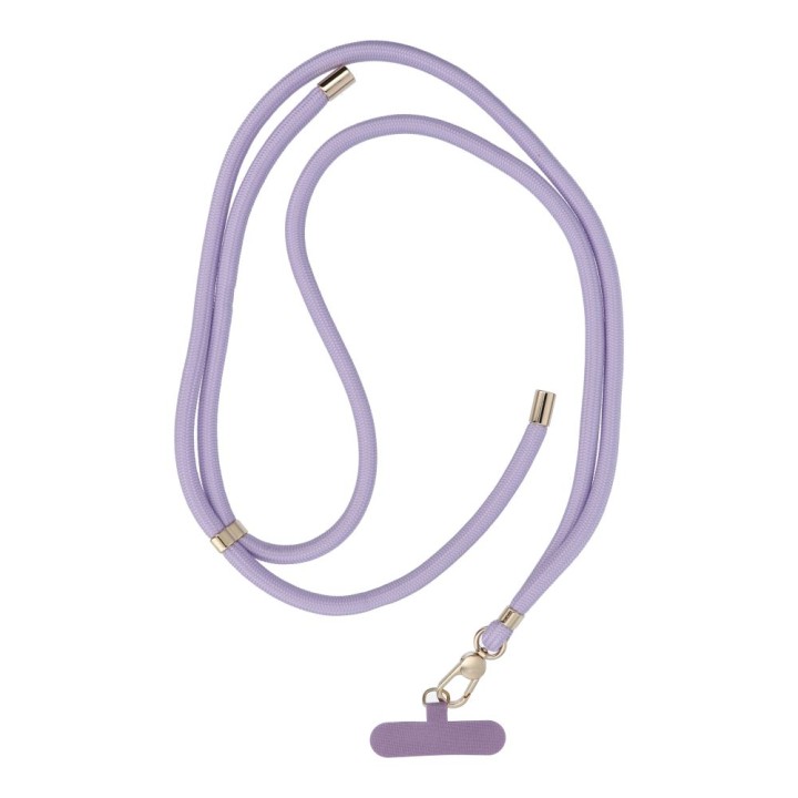 Phone lanyard, phone charm - SWING (8mm) with adjustable length / cord length 165cm (max 82,5cm loop length) / for