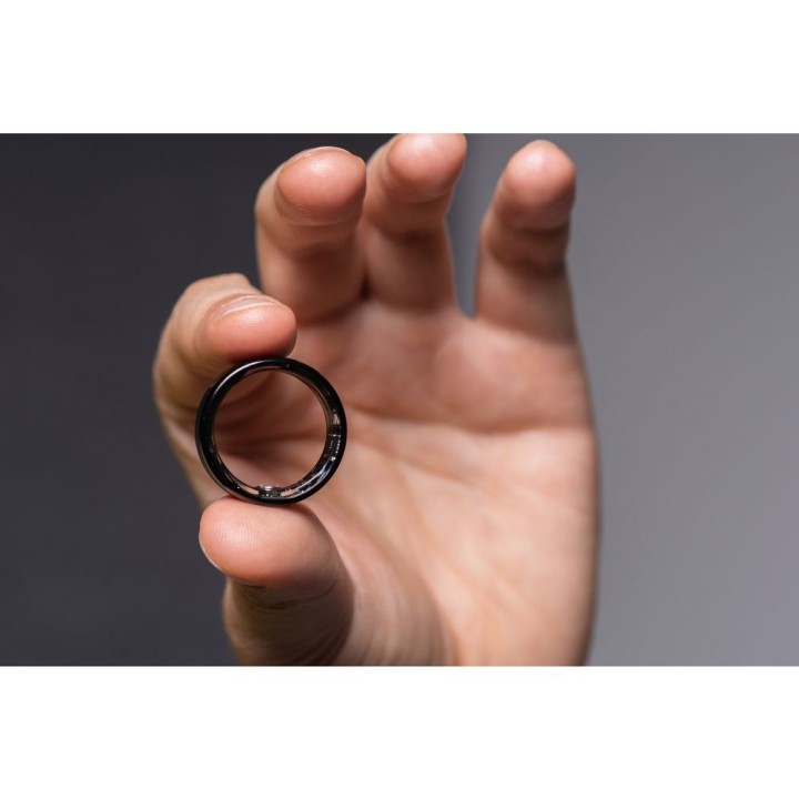 Smart Ring R11M- розумне сталеве кільце із зарядною станцією розмір 8 (18,1mm) чорне