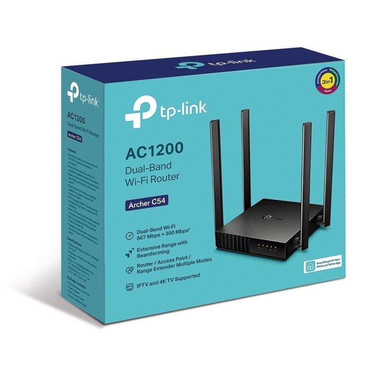 TP-LINK router Wi-Fi dwupasmowy AC1200 5GHz TL-ARCHER C54