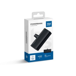 Power bank Blue Star W0556P 2,1A 5000 mAh with built-in connector Lightning black