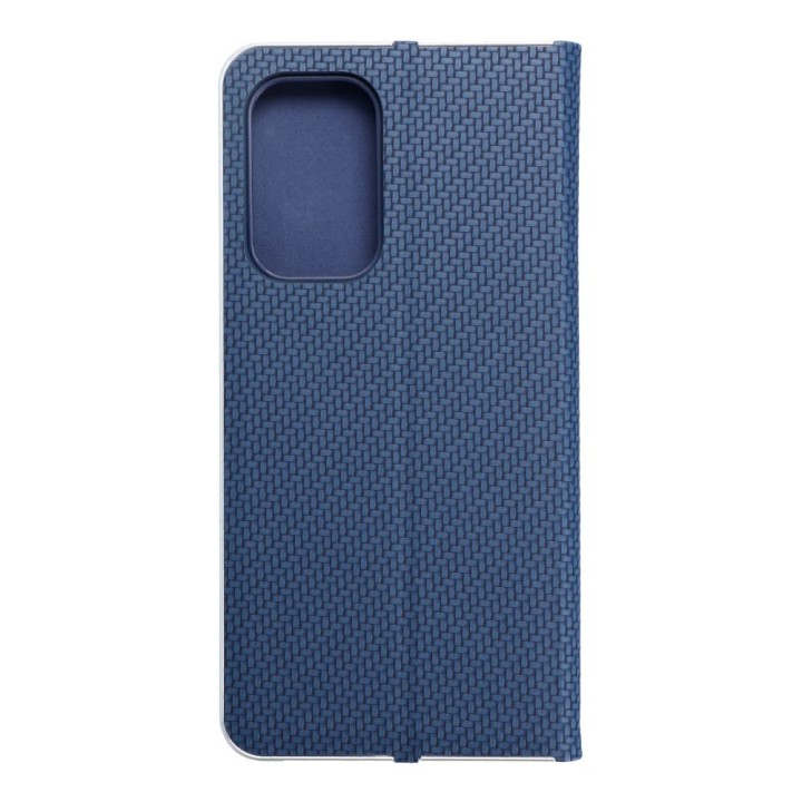 Чехол с клапаном для Samsung A53 5G Luna Book Carbon синий