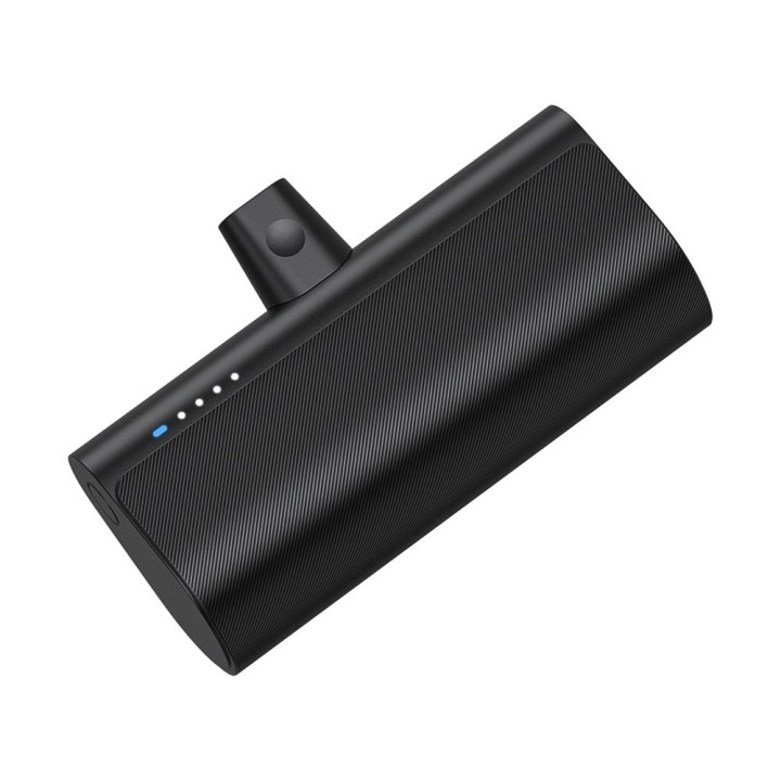 Повербанк Blue Star W0556P 2,1A 5000 mAh з вбудованим роз'ємом Lightning чорний