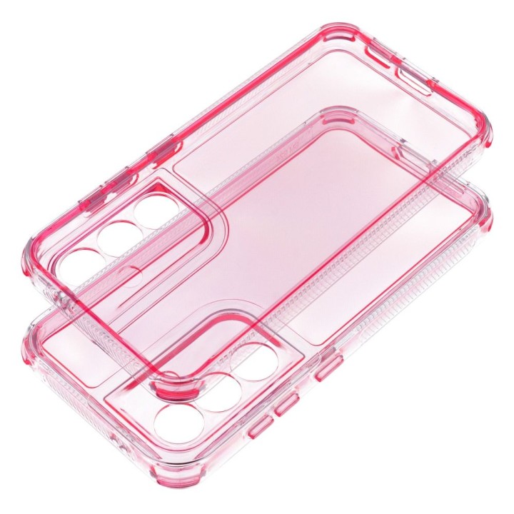 Case for Samsung A15 4G / A15 5G Matrix Clear powder pink