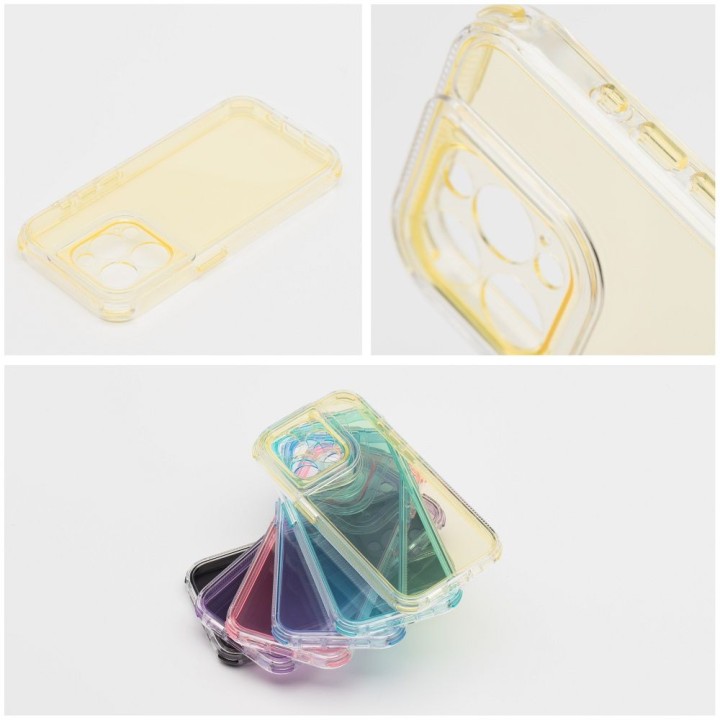 Чохол для iPhone 16 PRO MAX Matrix Clear жовтий