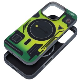 Etui na iPhone 16 PLUS Forcell F-Protect Levels Dual Layer 4D technology zgodne z MagSafe Military Drop-Test cyber green